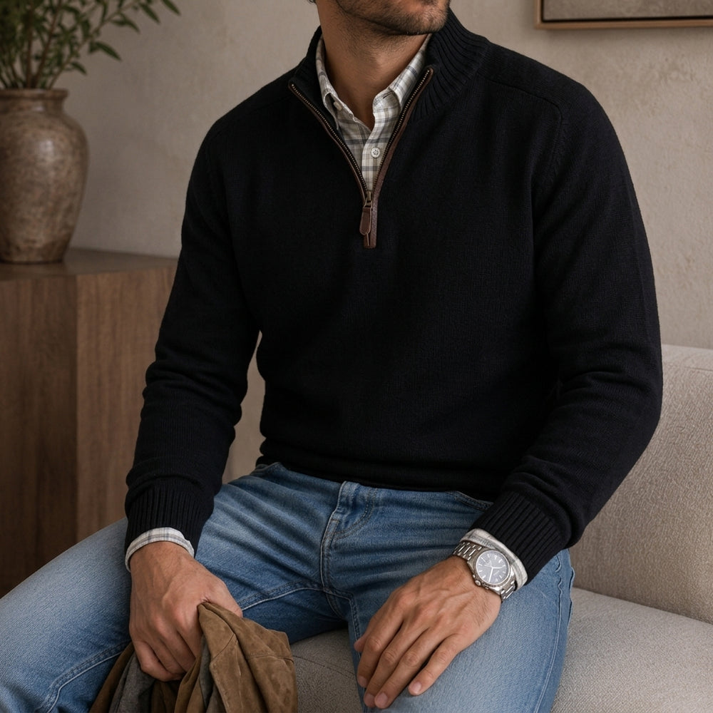 Shore Sweater with zipper