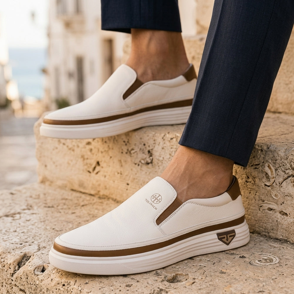 Siena Italian Leather Slip-Ons