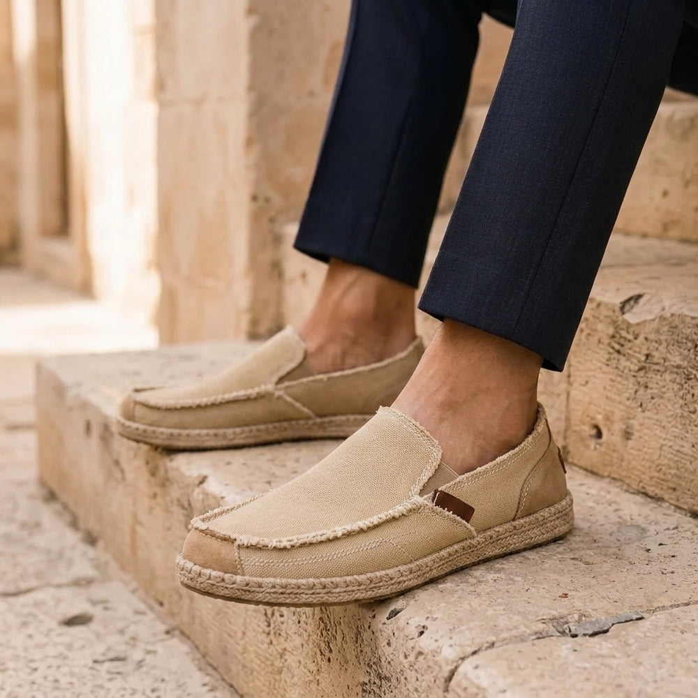 Ronda Casual canvas loafer shoes