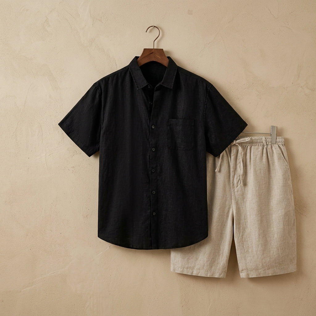 Black and Beige