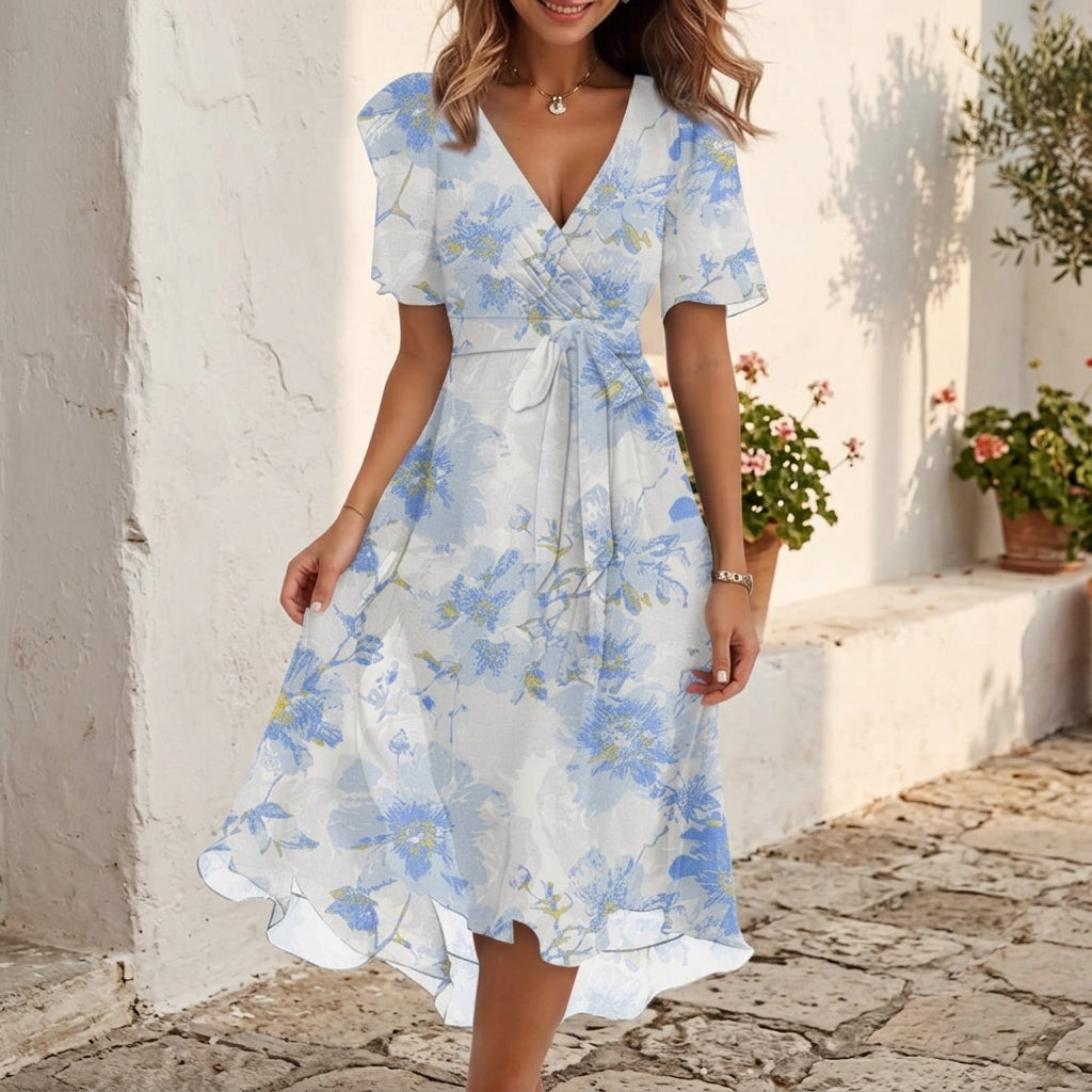 White & Blue